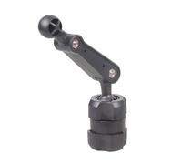 Thewasc 17mm Ball Mount Extension Adapter 360 Degree Rotating Arm Adapter Car Mount Phone Holder Extender Rod