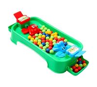Thewasc 2-Player Frogs Bean Catcher Game Color Sorting Activity For Parent-Child Learning & Tabletop Fun Collaborative Play Skill Development