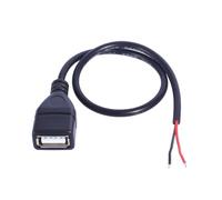Thewasc 2Pin USB Charging Connector USB Male/Female Power Supply Extension Cable Wire Data Power Cable Replacement