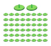 Thewasc 50pcs Golf Ball Markers Assorted Colors Clear Light Weight for Golf Course Green Positioning Light Weight Ball Markers