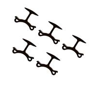 Thewasc 5Pcs Professional Referee Finger Clips Strong PVC Construction for Practical Use in Various Team Sports Competitions Whistles Finger Clip