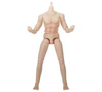 Thewasc 6Inch Realistic Muscle Body Model Figure With Flexible Joints 1/12 Scale Action Male Body For Dynamic Posing Posable Action Collectible