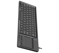 Thewasc 78 Corded Computer Keyboard Water Resistant Mechanical USB Corded Ergonomic Portable With Touchpad For PC Waterproof