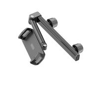 Thewasc Adjustable Car Headrest Phone Mount Compatibility Foldable Design Aluminum Alloy Construction Aluminum Car Phone Holder