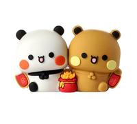 Thewasc Colorful Car Dashboard Toy PVC Car Decorations Set Auto Decors Collection Multiple Styles for Vehicle Interior Styling Car Dashboard Decors Set