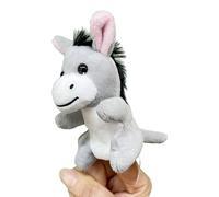 Thewasc Comfortable Finger Puppet Toy Soft PP Cotton Stuffed Animals for Toddler Safe Role Play StoryTime Activity Hand Learning