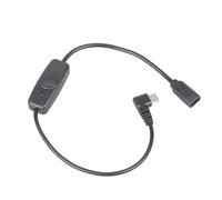 Thewasc D Design Type C Extension Wire with Ing Button and LED Light for Compact Electronics Charging USB C Extension Line