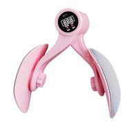 Thewasc Digital Inner Thigh Exerciser with Counter Thigh Fitness Equipment 360 Rotatable Exercise Pelvic Floor Trainer for Wome Spring Resistance Trainer