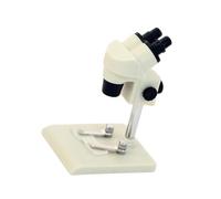 Thewasc Dollhouses Microscope Miniature Model For Curiosity Little Scientists Gift White/Blue Photo Props Miniature Figure For Kids