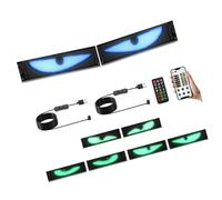 Thewasc Double Screen USB Car LED Display Flexible Vehicle Advertising Panel With Dynamic Effects For Auto Interior Promotion Tool Less Installation Car Light