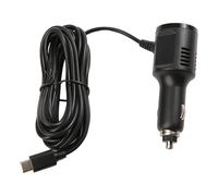 Thewasc Double USB C Car 12V/24V 340cm Cable Fast Charging With Overload Protect For Phones Tablets Dashcams Smartests Current Allocation Car Charger