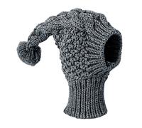 Thewasc Fashion Knitted Pet Cap Weatherproof Design Comfortable Pullover Hat For Small Dog Outdoor Walking Holiday Headwear Dog Headwear