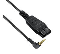 Thewasc Flexible Quick Disconnect Cable To DC3.5mm Adapter Cable For Enhances Communication In Professional Setting