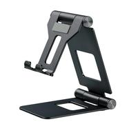 Thewasc Foldable Cellphone Holder Tablet Cradle Angles Height Adjustable Tabletop Phone Holder