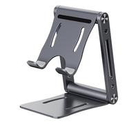 Thewasc Foldable Holder Portable Bracket Cradle Aluminum Cellphone Holder Desktop Dock Height Adjustable Stand Multi Height Adjustable Phone Dock