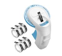 Thewasc Household Embossing Label Maker Easy To Use Portable E975 Labelling Device For Print Prices Date Names Labelling Device Handheld Manual Press Label Printer For Print