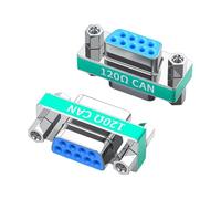 Thewasc Industrial DB9pin Port Converters With Precise 120Ω Matching Resistor For CAN Transmission Optimization Male/Female Adapter