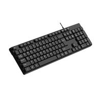 Thewasc K15 USB Corded Keyboard Wide Compatibility Comfortable Typing And Shock Resistant For Office Home Efficient Typing Keyboard