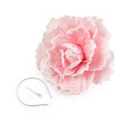 Thewasc Large Fabric Blossom Hat With Breathable Structure Comfortable Wear For Masquerades Celebrations Flower Costume Hairpiece For Special Occasion