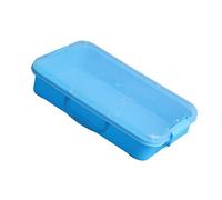 Thewasc Leakproof Stackable Sand Trays with Secure Lid Portable for Art Storage Child Safe Sand Storage Containers Blue Green