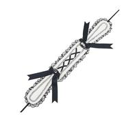 Thewasc Lop Rabbits Ear Hairband Hair Ornament With Bowknot And Lace Trim For Cosplay Parties And Anime Costume Photoshoots Props