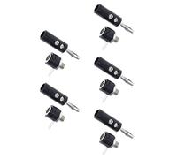 Thewasc Male And Female 4mm Banana Plug Male Insert Connector Banana Pin For Electronics Equipment Electrical Testing