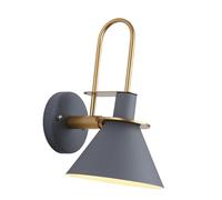 Thewasc Modern Wall Sconce Iron Construction Simple Installation Bedside Lighting Solution Hotel Cafe Living Space Decorating Modern Bedroom Wall Light