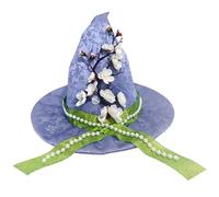 Thewasc Peach Flower Witch Hat With Classical Designs Easter Party Headwear Great For Role Playing And Holiday Party Gathering