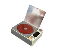 Thewasc Portable HiFi Music Player With MultiFormat Supports & Built-in Speakers Durables ABS Design For Travel Home Office Vintage Cds Player With ABS