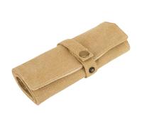 Thewasc Practical Travel Friendly Watch Band Organizers Foldable Cotton Canvas Case Holds 10 Straps for Smartwatch Accessories Cotton Canvas Watch Band Case