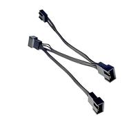 Thewasc Premium 4Pin Pwms Fan Splitter Cable 1 Male To 3Female Adapter For Simultaneous Cooling Operate In PC Builds PC Case Extension Cable