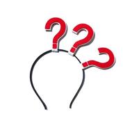Thewasc Question Mark Shaped Headband Funny Headwear Hairbands Headwear Eye-catching Hairbands Birthday Party Party Costume