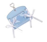 Thewasc Retro Styles Bows Fastening Card Case Practical PU Photocard Holder Multiple Slots Secure Storage for Everyday Use Holder for Daily Commute