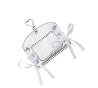 Thewasc Retro Styles Bows Fastening Card Case Practical PU Photocard Holder Multiple Slots Secure Storage for Everyday Use Holder for Daily Commute