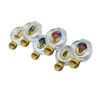 Thewasc Set Of 6 Glass Holy Water Bottle With Metal Lid Multipurpose Religious Liquid Storage Dispenser Spiritual Gift Ceremonial Bottle