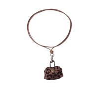 Thewasc Sophisticated Bag/Star Pendant Necklace Cord Statement Jewelry Trendy Necklace Leather Texture For Various Occasions