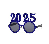 Thewasc Stylish 2025 New Year Celebration Glasses Snowmans Glasses Costume Glasses Christmas Party Accessories
