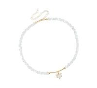 Thewasc Stylish Love Symbol Necklace Featuring Crystal Accents And Delicate Glass Beads Neck Chain Ideal For Everyday Use Handcrafted Crystal Heart Necklace