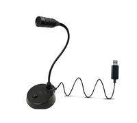 Thewasc USB/3.5mm/Type C Interfaces Conference Microphone Instantly Mute Function Advanced DSP Noise Cancelling Technology Mode Microphone USB