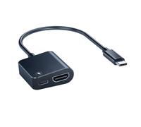 Thewasc USB C To HDTV Converters With 100WPD Charging Port 4K 60Hz Adapters For Phone 16 15 Pad HDTV Projectors USB C To With Charging For Laptops