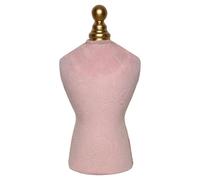 Thewasc Velvets Necklace Display Stand Professional Jewelry Exhibition Tool 34.5cm Height Retail Store Decoration Essential Window Display Jewelry Stand