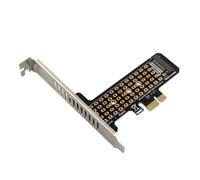 Thewasc Versatility PH41X1 NVME Solid Disk To PCIeX1 Adapter Card For M Key Drives With Cooling Designs And LED Indicators