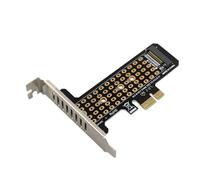 Thewasc Versatility PH41X1 NVME Solid Disk To PCIeX1 Adapter Card For M Key Drives With Cooling Designs And LED Indicators
