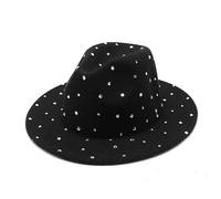 Thewasc Wide Brim Cowboy Hat Knight Hat For Bachelorette Party Music Festival Heavy Crystal For Club Stage Photo Props