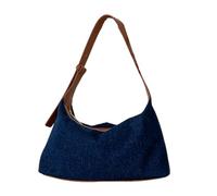 Thewasc Women Korean Armpit Bag Denims Shoulder Bag Aesthetic Handbag Fashion Casual Underarm Girl Shopping Dating Women Korean Armpit Casual Handbag Denims Shoulder Shopping