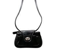 Thewasc Women PU Leather Messengers Bag Chain Strap Shoulder Bag Purse Fashion Korean Crossbody Korean Crossbody For Women Messengers Chain Strap Shoulder