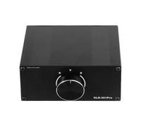 Thewasc XLR Balanced Music Selectors XLR Switcher 3 Inputs 1 Output Passive Design Studio Grade Connectivities Accessory Switcher