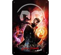 TheWeiPoster Constantine: City of Demons - The Movie (2018) Movie Vintage Tin Sign Wall Art Decor for Home, Living Room, Kitchen, Garden, Bedroom, Office, Hotel, Cafe And Pub Decoration