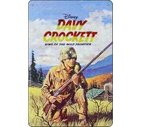 TheWeiPoster Davy Crockett, King of the Wild Frontier (1955) Movie Vintage Tin Sign Wall Art Decor for Home, Living Room, Kitchen, Garden, Bedroom, Office, Hotel, Cafe And Pub Decoration
