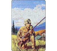 TheWeiPoster Davy Crockett, King of the Wild Frontier (1955) Movie Vintage Tin Sign Wall Art Decor for Home, Living Room, Kitchen, Garden, Bedroom, Office, Hotel, Cafe And Pub Decoration